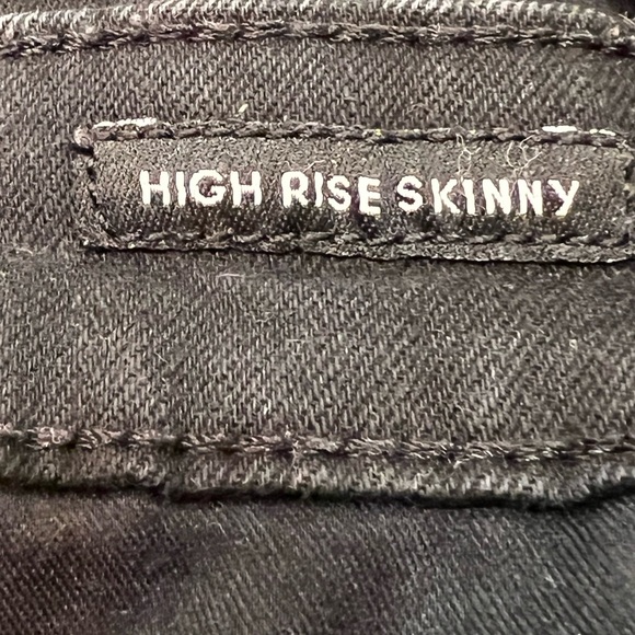 New Free Assembly Black High Rise Skinny Jeans Size 14 - Picture 6 of 7